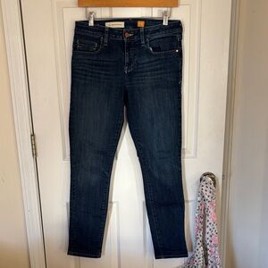 Pilcro Anthropologie Dark Wash Straight Leg Jeans Size 27